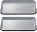 Caraway Non-Stick Ceramic Medium Baking Sheet - Naturally Slick Ceramic Coating - Non-Toxic, PTFE & PFOA Free - Perfect for Baking, Roasting, and More - Medium (15" x 10") - Black