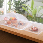 Food Covers for Outside - 2 Extra Large (40 x 25 in) & 6 Large (17 x 17 in) Food Tents/Food Covers for Outdoors Mesh Screen, Picnic Pool Party Supplies, Pop-Up and Collapsible