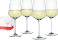 Spiegelau Style White Wine Glasses Set of 4 - European-Made Crystal, Classic Stemmed, Dishwasher Safe, Professional Quality White Wine Glass Gift Set - 15.5 oz