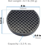 Coffee Drip Catcher 4 inches Small Drip Tray for Drink Dispenser Espresso Machine Carafe Tea Station Water Urn Durable ABS Plastic, Black, PDT0627S