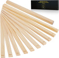 11 Pcs Pottery Rolling Pin Set, 5 Size Pottery Teaching Rolling Mud Stick Guide and Wooden Clay Roller, Pottery Tools for Precise Polymer Clay Thickness Measurement, Clay Tools Gifts Craft