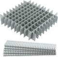 acDesign 40Pcs Grid Drawer Dividers, Adjustable Drawer Organizer for Socks, Underwear, Lingerie, Makeup, Bedroom Office Kitchen Storage (Grey)
