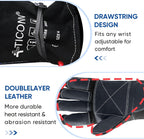 TICONN Welding Gloves, 16 IN L/XL/XXL 1000°F Heat-Resistant Fireproof Leather Gloves for Welders, Stick, Forge, Mig, Tig, BBQ