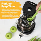 Kuvings Whole Slow Juicer REVO830SWP Cold Press Masticating Juicer Machine - Extra Wide 88mm & 48mm Food Chutes - Quiet Strong Motor Auto-Cut Fruits & Veggies - Smoothie Sorbet Attachment - White
