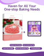 Boyun Cake Decorating Kit, 137pcs Cake Decorating Supplies With Cake Turntable For Decorating, Pastry Piping Bag, Russian Piping Tips Tools, Baking Supplies For Beginners