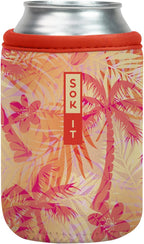 Sok It CanSok Sleeve for Beer & Soda Insulated Neoprene Cover (Tropical Dream, 12oz Can Sleeve)