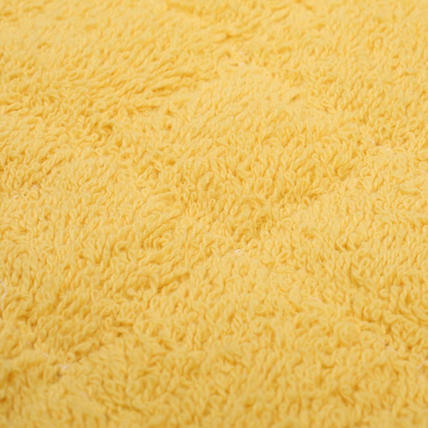 100% Cotton Kitchen Everyday Basic Terry Pot Holder Heat Resistant Coaster Potholder for Cooking and Baking Set of 5 Yellow