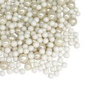 Manvscakes Sprinkles- Edible Cake and Cupcake Sprinkles with Assorted Shapes and Sizes for Parties, Metallic Sprinkle Mix for Cookies, Ice Cream, Cake and Cupcake Decorating, Silver white sprinkle