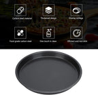 2Pcs Pizza Pan, 6in/9in/10in/12in Deep Dish Round Pizza Pan for Oven, Non Stick Thickened Carbon Steel Baking Pan for Home Kitchen, Dishwasher Safe(12in)