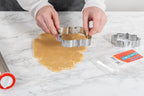 Bakerpan Stainless Steel Plaque Cookie Cutters Shapes, Frame Cookie Cutters for Baking - Set of 2