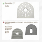 Drip Tray Mug/Cup Riser Made for the Keurig to Reduce Splashes - Riser Only (Black, K-Mini 1.7 inches Tall)