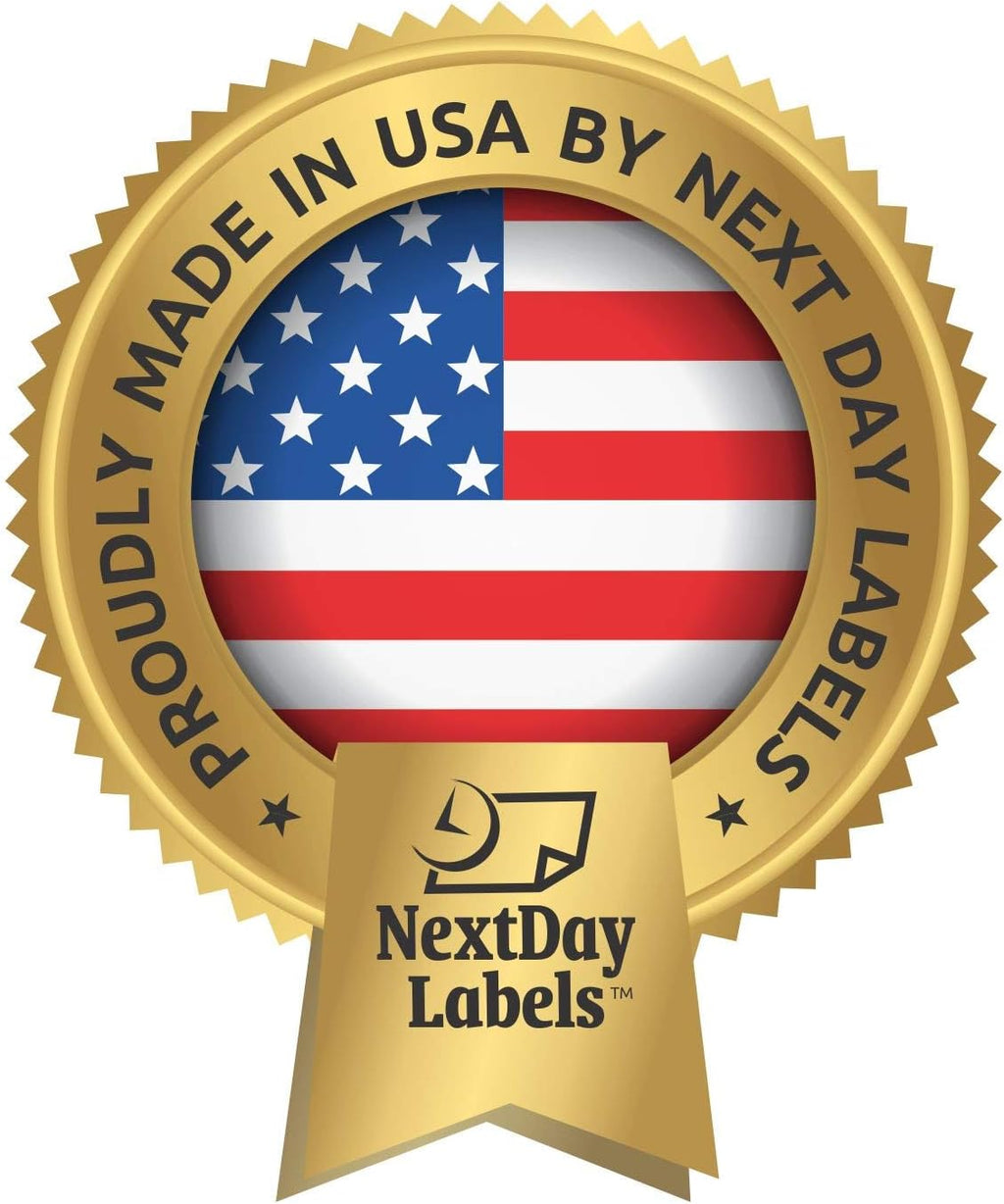 NextDayLabels 500 Rectangle Stickers (3" x 5") - Color Coding Labels Roll - Moving Labels for Boxes, Colored Inventory Stickers for Packing, Organizing, and Storage (Olive)