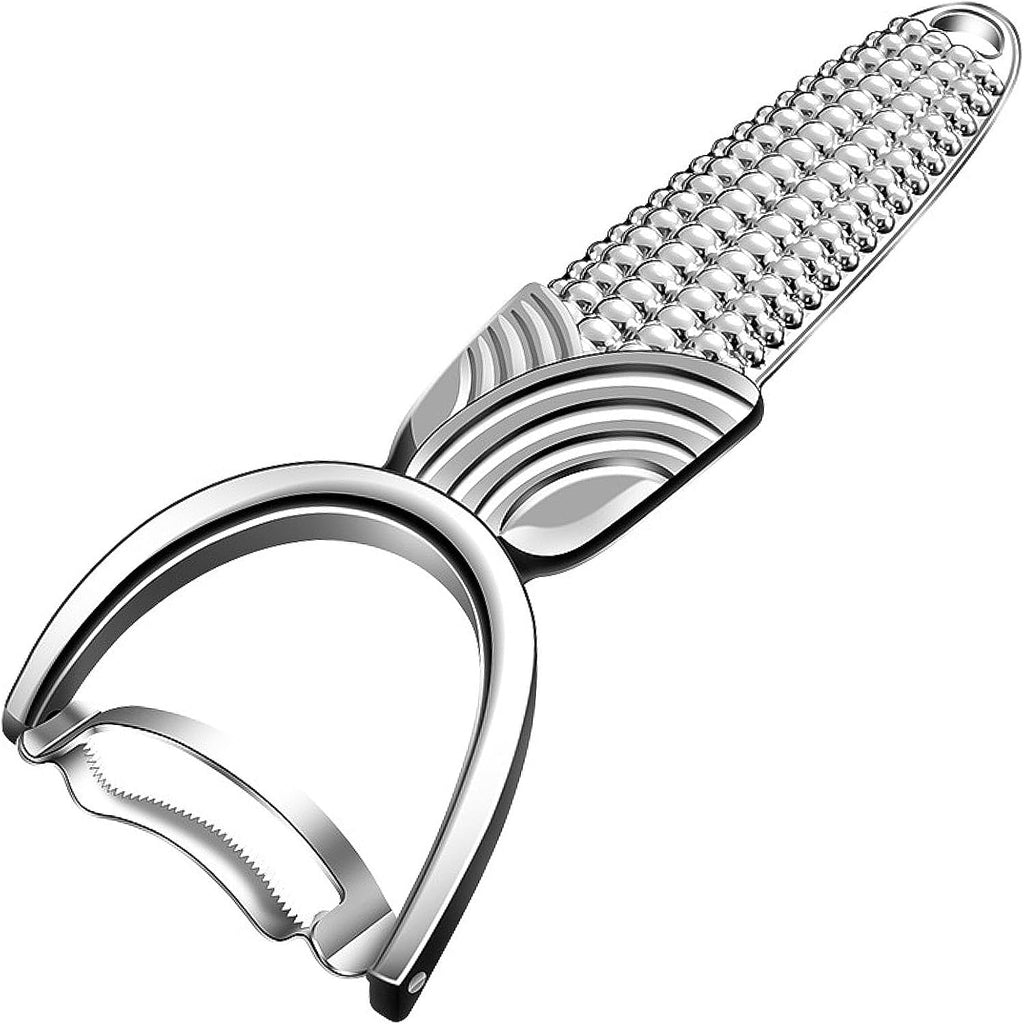 Corn Peeler Stainless Steel Maize Cob Stripper Corn Shucker Cob Cutter Kernel Remover Tool Kitchen Gadget