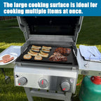 6787 Full-Size Griddle Inserts with Handles for Weber Spirit I & II 300 Series Grills Nonstick Flat Top Griddle for Weber Spirit E-310 E-320 S-310 S-320 Spirit II E-310 S-310 E-320 S-320 Series