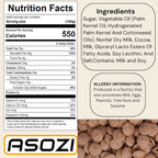 Milk Chocolate Melting Wafers - 5 pounds of Milk Chocolate Cocoa Lite, Perfect for Melting and Dipping, Premium Quality Chocolate Wafers for All Your Baking Needs - 80oz by ASOZI