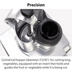 Robot Coupe CL50GOURMET NODISC Single-Speed Cutter Mixer Continuous Feed Commercial Food Processor with Side Discharge, 120v (Discs NOT Included)