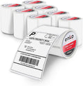 enKo Compatible Zebra 4x6 Label/Dymo Labels 1744907 (4 x 6) for Dymo Labelwriter 4XL Shipping Zebra Direct Thermal Printer (8 Rolls, 1760 Labels)