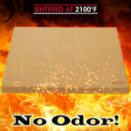 Unicook Extra Large Pizza Stone 18 Inch, Square Baking Stone for Oven and Grill, Heavy Duty Bread Pizza Pan, Thermal Shock Resistant Cooking Stoneware