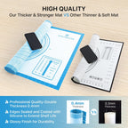 Silicone Pastry Mat,28" x 20" Nonstick Large Durable Silicone Sheet Mat with Measurement Non-slip Dough Rolling Mat for Pie Crust, Pizza, Cookies