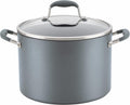 Anolon Advanced Home Hard-Anodized Nonstick Open Stock Cookware (10 Qt Stock Pot, Moonstone)