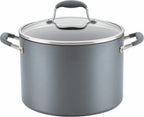 Anolon Advanced Home Hard-Anodized Nonstick Open Stock Cookware (10 Qt Stock Pot, Moonstone)