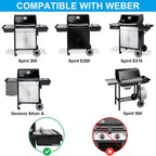 Full Size Griddle for Weber Old Spirit 200 Series Grills, Flat Top Griddle for Spirit E/S 200 & 210 Side Control Panel, Spirit 500, Genesis Silver A Gas Grills, Replace for 7521 7522 7523 65904 65905