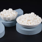 Kasvan White Mix Sugar Sprinkles - Edible Candy Pearls with 4-Claw Sprinkle Pen,118g/4.16 Oz, Gift Box Pack, Baking Cake Decorations, Ice Cream Toppings and Cookie Decorating, Wedding Party Chirstmas Supplies