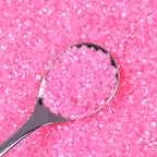 Sanding Sugar Pink Edible Sugar Sprinkles Sanding Sugar for Cake Decorating, Sparkling Edible Crystal Candy White Pearl Sugar for Wedding Party Baking Cupcake Cookie Ice Cream Decoration Supplies - 5.3 oz