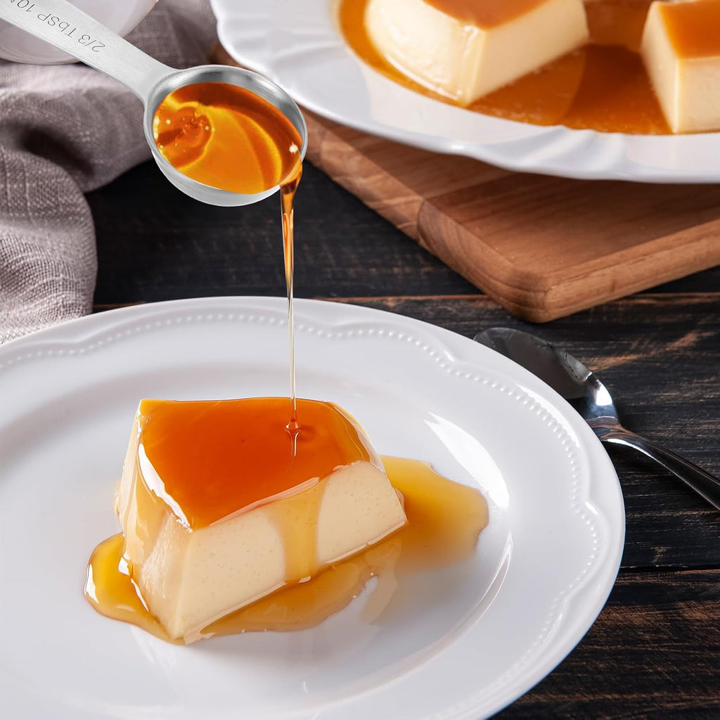 2 PCS 2/3 Tbsp (1 2/3 tsp | 10 ml | 10 cc) Measuring Spoons, Tablespoon Measuring Spoon, Stainless Steel Measuring Spoon for Kitchen Cooking Spoons(Silver)