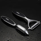 Vegetable, Apple Peelers for kitchen, Fruit, Carrot, Veggie, Potatoes Peeler, Y-Shaped and I-Shaped Stainless Steel Peelers, with Ergonomic Non-Slip Handle & Sharp Blade, Good Sturdy (2PCS)