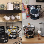 TreeLen K Cup Holder Coffee Pod Holders for 35 Kcups Keurig Storage Organizer Coffee Bar Accessories for Counter - Matte Black