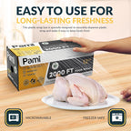 PAMI Clear Plastic Wrap for Food 12" X 2000ft, Bpa-Free Restaurant Plastic Wrap with Dispenser Box for Home and Commercial Food Wrap