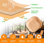 Air Fryer Disposable Paper Liners 9inch, Air Fryer Rack 100PCS Square Liners, Non-Stick Thickened Waterproof Oil-Proof Baking Paper(9.0''-XL)