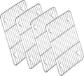 P&P CHEF Baking Cooling Rack Set for Cooking Roasting, 4-Piece Stainless Steel Wire Racks for Oven Use, Healthy & Dishwasher Safe, Rectangle, 11.6 Inch