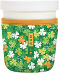 Sok It IceCreamSok Insulated Neoprene Cover (Luck of the Shamrock, Tapered Ice Cream Pints)
