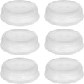 YBM Home Microwave Splatter Cover Keeps Your Microwave Spotless During Food Heating, Anti-Splatter Plate Lid Cover, BPA Free and Dishwasher Safe, 10 Inch ba291 Pack of 6