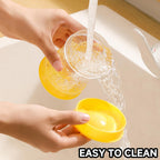 Egg Slicer for Hard Boiled Eggs, Heavy Duty Metal Stainless Steel Aluminum Alloy Egg Cutter for Egg Strawberry Mushroom Hot Dog Soft Fruit Kitchen Tool (Peeler+Slicer (Yellow & Gold))