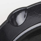 Viking Cast Iron Skillet, 10 Inch Enameled Frying Pan, Kitchen Cookware, Charcoal