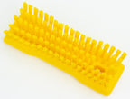 SPARTA 42024EC04 Comfort Grip Plastic Scrub Brush, Hand Brush For Cleaning, 8 Inches, Yellow