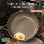 Our Place Mini Always Pan 2.0-8.5” (1.2 Qt) Nonstick, Toxin-Free Ceramic Cookware | Patented 10-in-1 Aluminum Frying & Sauté Pan | Safe for Oven, Induction & All Cooktops up to 450°F | Steam