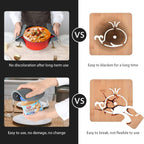 Joyhalo Trivets for Hot Dishes - Hot Pads for Kitchen, Silicone Pot Holders for Hot Pots and Pans, Silicone Mats for Kitchen Countertops, Table, Flexible Easy to Wash and Dry