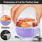 EUSOAR Disposable Ramekins, 60pcs 5oz Aluminum Cupcake Baking Cups Reusable, Mini Muffin Cups Cupcake Liners with Lids, Creme Brulee Containers Mold Tin, for Party Family Gathering Shower Catering
