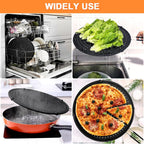 Splatter Screen for Frying Pan, Grease Splatter Guard, Heat-Resistant Splatter Guards for Frying, Silicone Splatter Guard for Everyday Cooking, Dishwasher Safe （16in×12in×0.5in）