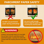 Air Fryer Paper Liners for 3-6 Qt, 7.1 x 7.1 inch Thickened Square Disposable Parchment Liner compatible with Ninja AF141/Chefman/Instant Pot/Cosori Airfryers
