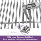 1 Pack 54911 Cooking Grid Grates with 2 Pack 54921 Replacement for Viking VGBQ 30 in T Series, VGBQ 41 in T Series, VGBQ 53 in T Series Gas Grill