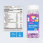Sanding Sugar Edible Pink Glitter Stars Mix, Edible Purple&Pink Sugar Sprinkles for Cake Decorating, Sparkling Edible Pink Sanding Sugar for Cupcake Toppers Cookie Decorations For Wedding Party Celebrations 3.5oz (Purple)