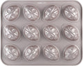 CHEFMADE Beetle Cake Pan, 12-Cavity Non-Stick Animal Muffin Bakeware for Oven Baking (Champagne Gold)