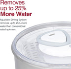 Zyliss Easy Spin 2 Stainless Steel Salad Spinner - Lettuce & Vegetable Spinner - Works as a Large Serving Bowl - Stainless Steel & BPA-Free Kitchen Essential - Silver