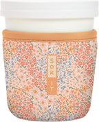 Sok It IceCreamSok Insulated Neoprene Cover (Dainty Florals, Tapered Ice Cream Pints)