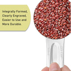 1PCS 2/3Cup (160ml, 5.3oz) Single Measuring Cup, Stainless Steel Measure Scoop, Metric and US Measurement, Dishwasher Safe